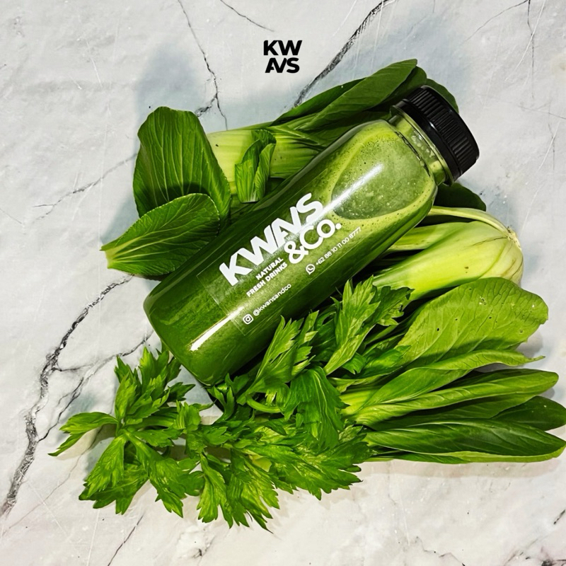 

KWANS & CO.- Emerald Elixir Juice Sayur Jus Sehat Minuman Diet Jus Murah Meriah
