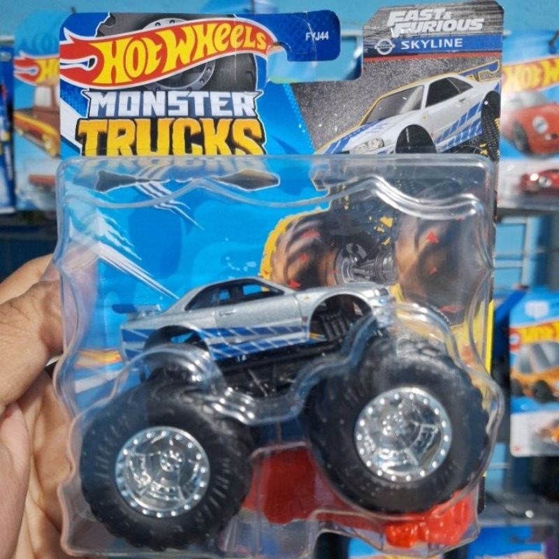 Hotwheels Monster truck Nissan skyline GTR R34 FnF