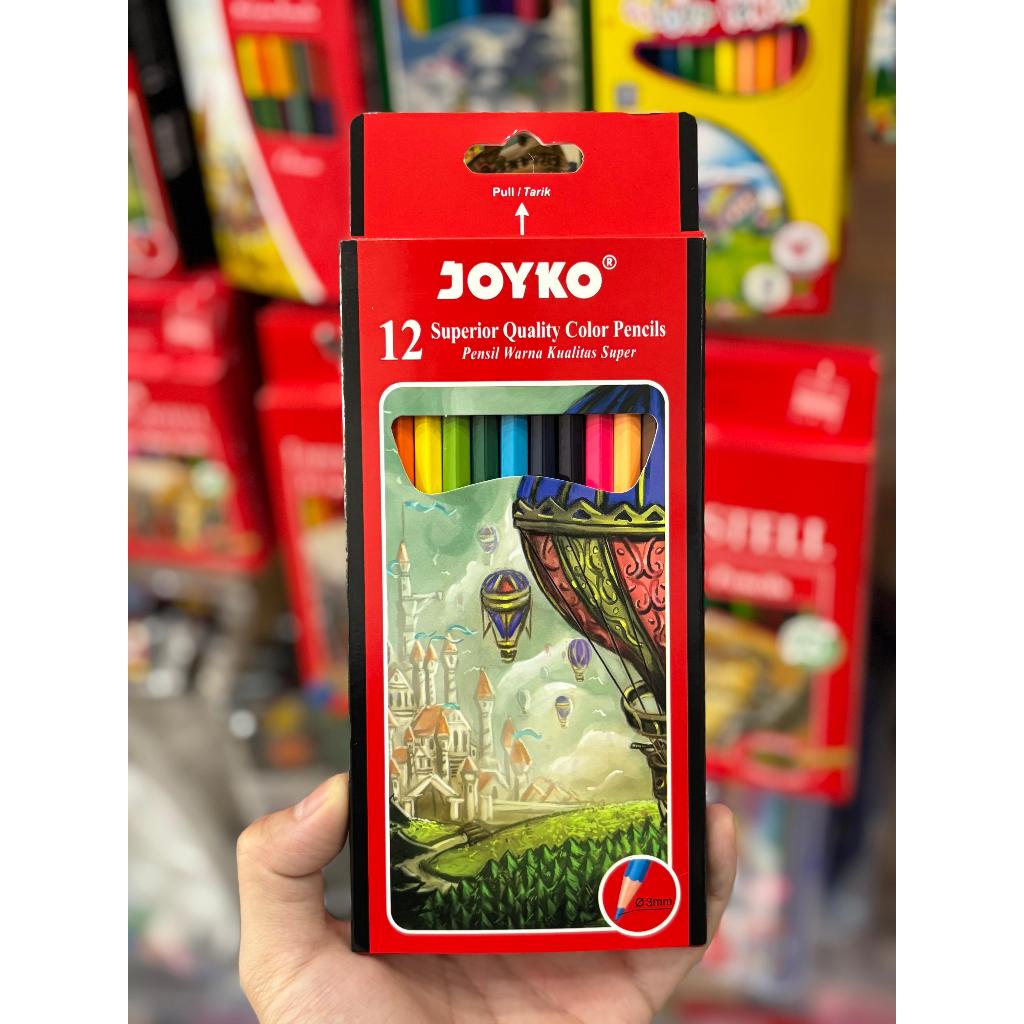 

Pensil Warna 12 Panjang Joyko CP-100 / Pensil 12 Warna Joyko / Color Pencil Joyko / Pensil Warna Panjang / joyko color pencils 12