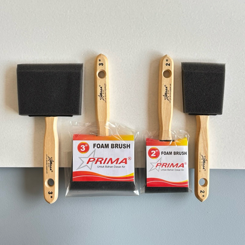KUAS BUSA PRIMA BY ACE OLDFIELDS / KUAS SPON / KUAS CAT PLITUR SPONGE / FOAM BRUSH / KUAS POLITUR / 