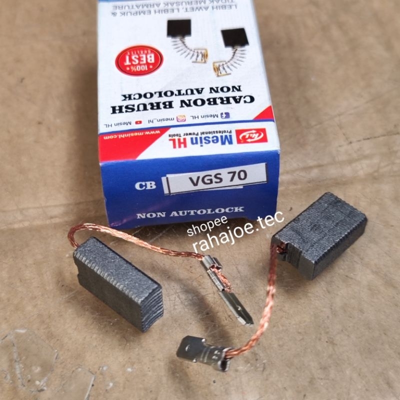 Arang ABW VGS70 Mesin Jet Cleaner H&L VGS 70 Bostel Steam Carbon Brush CB