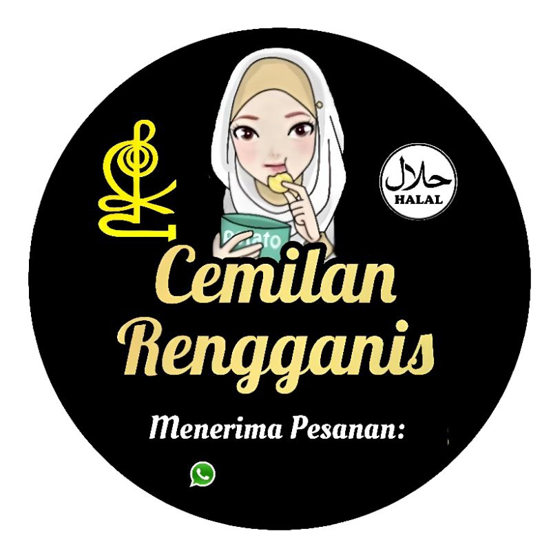STICKER CEMILAN SNACK KUE KERING KUE LEBARAN TOPLES CATERING MAKANAN PASTRY DLL