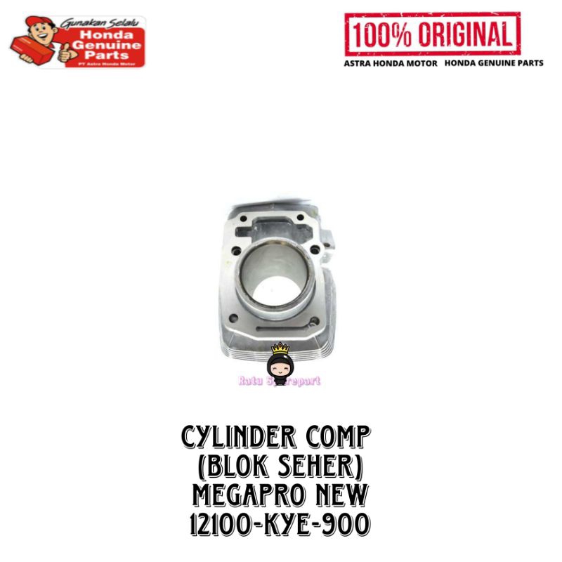 Cylinder Comp (Blok Seher) Honda Megapro New Original - 12100KYE900 - Cylinder Comp Megapro New - Cy