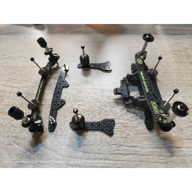 Bumper set sto damper hg lengkap sayap dan pemberat Bumper Tamiya Super2,S2, Sfm, Fma, Ar dll