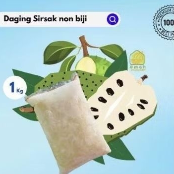 

DAGING SIRSAK NON BIJI (TANPA BIJI) 1KG. FRESH BAGUS ENAK