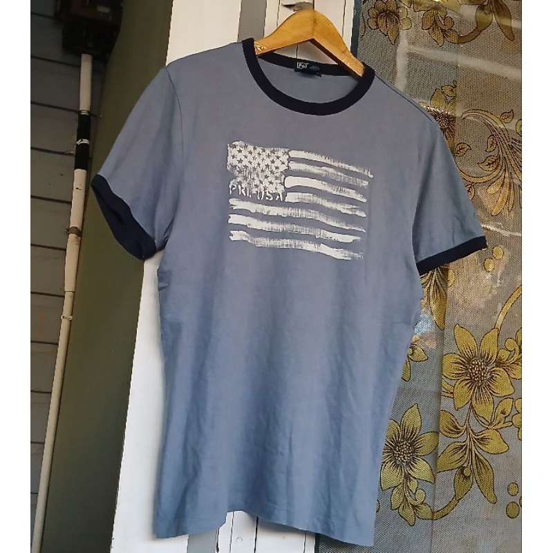 Kaos Polo Ralph Lauren USA Flag Ringer Tee