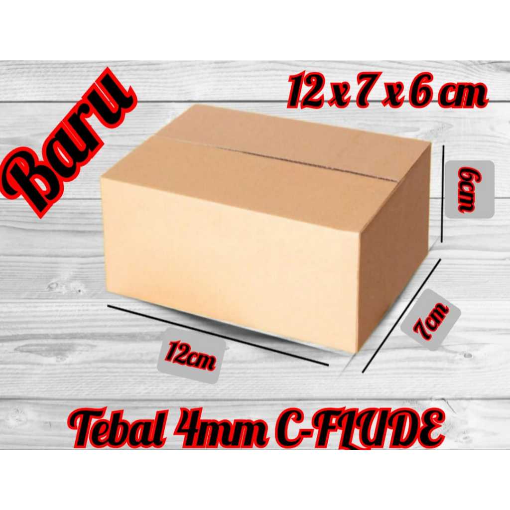 

KARDUS PACKING 12x7x6 CM TEBAL 4MM C-FLUDE SINGLE WALL BOX KARDUS PAKING