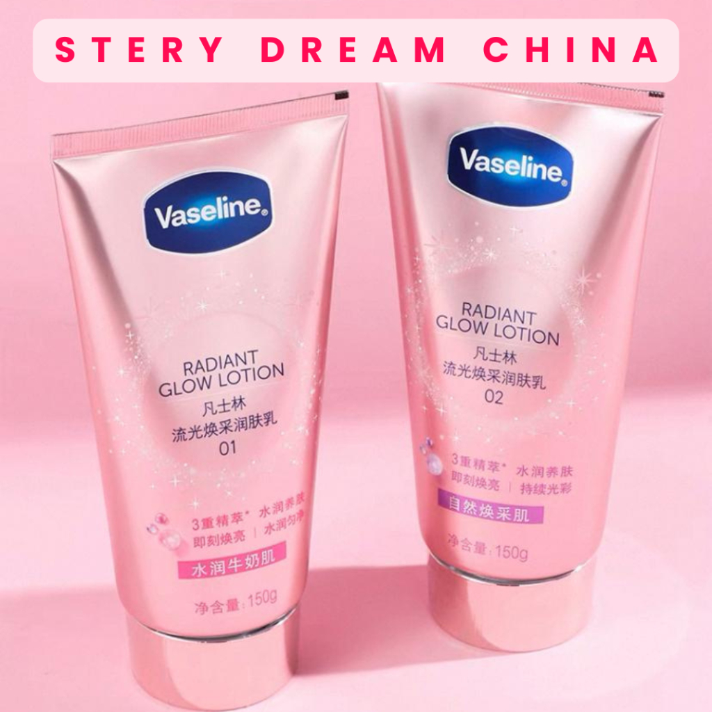 [PRE ORDER 14 HARI] VASELINE RADIANT GLOW LOTION VASELINE NICOTINAMIDE TONE UP