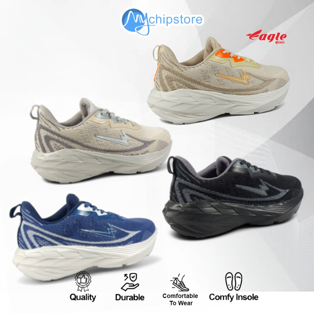 Sepatu Sneakers Running Pria Wanita Original EAGLE SOLACE 100% ORIGINAL