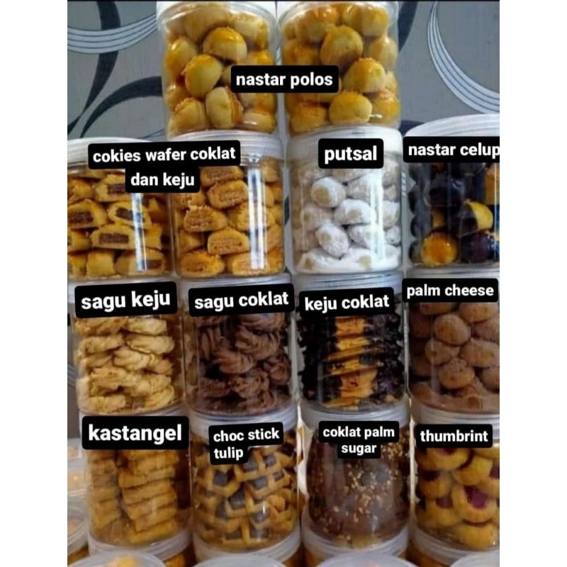 

(Ready selasa) Aneka Kue Tabung 500ml