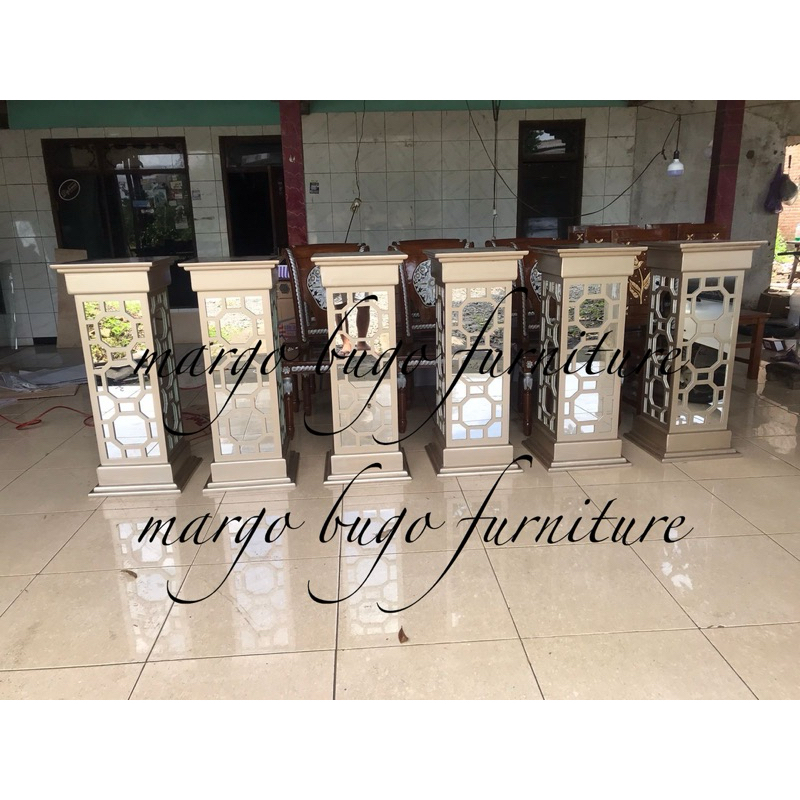 STANDING FLOWER DEKORASI / STANDING FLOWER / STANDING BUNGA / VAS BUNGA PELAMINAN / TEMPAT BUNGA PEL