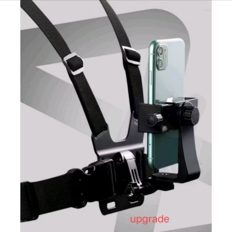 holder hp,chest strap hp tali dada handphone kamera gopro