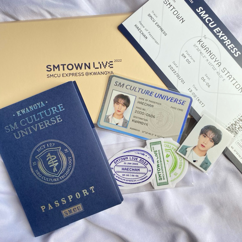 OFFICIAL SMCU PASSPORT KWANGYA HAECHAN SET