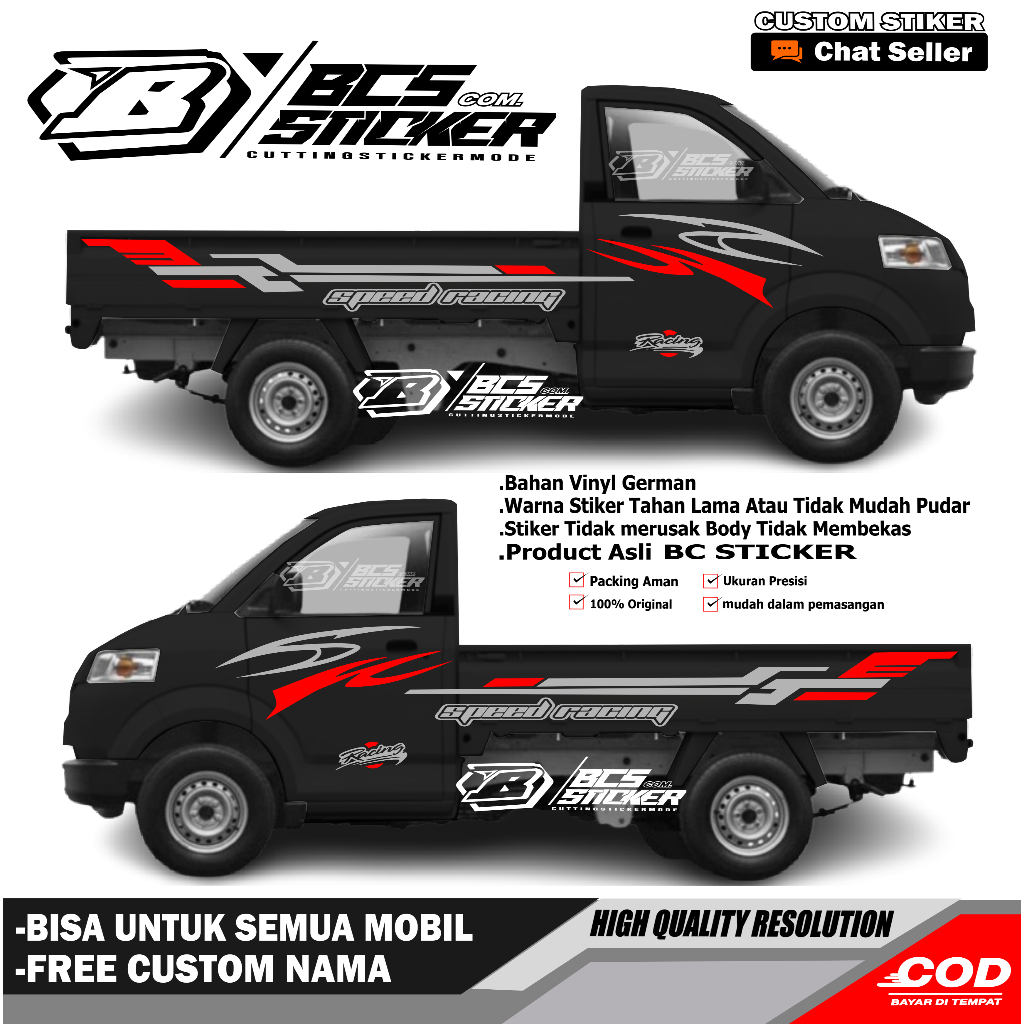 Stiker Cutting Mobil Pickup Apv Stiker Striping List Apv Sport Stiker Variasi Bodi Samping Mobil Pic