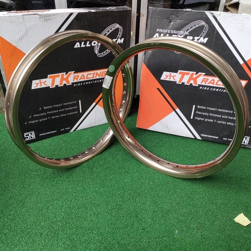 Velk ring 17 160/160 set 2 pc TK Japan ushape cuci gudang lost pack