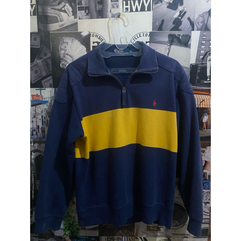 polo raplh lauren half zip sweatshirt / sweater raplh lauren / jaket ralph lauren