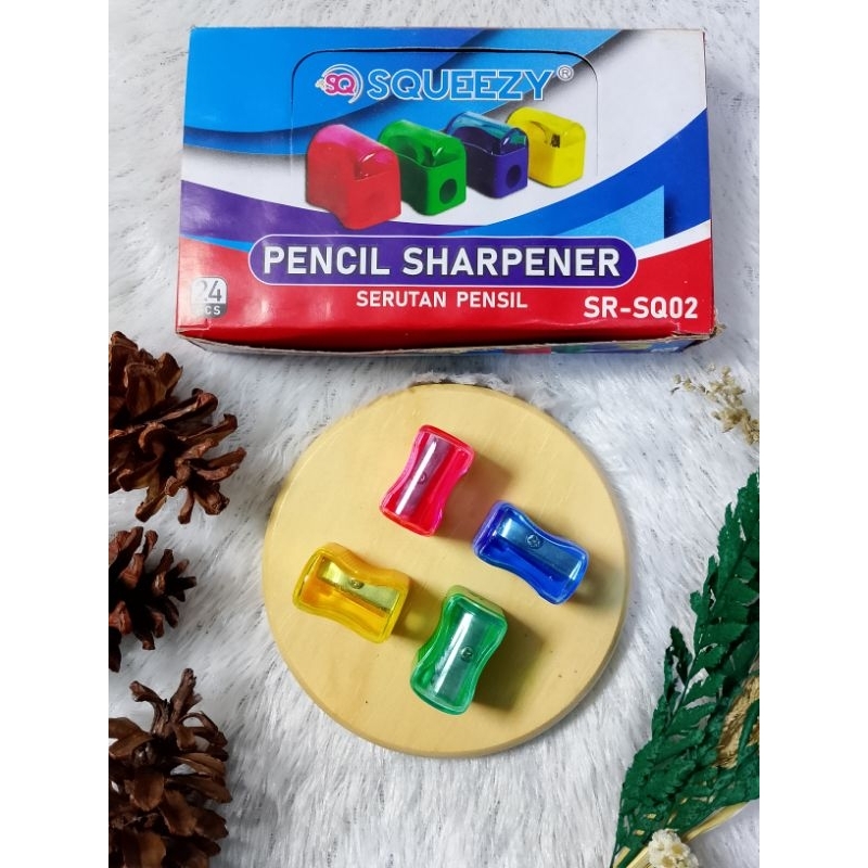 

(ECER) SQUEEZY | Peruncing Pensil / Serutan Pensil SR-SQ02