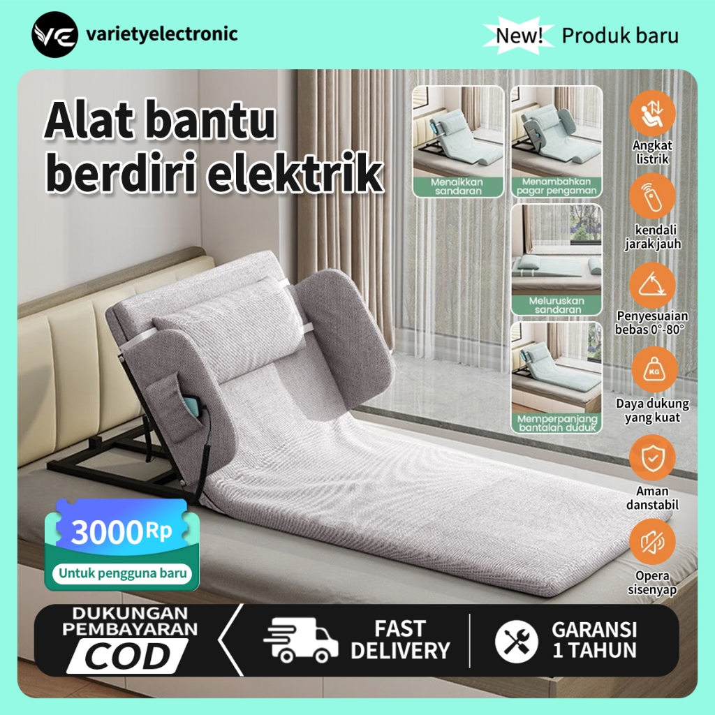 3 Tahun Garansi Backrest Elektrik,Ranjang rumah sakit elektrik, Pengangkat Punggung Lansia/Wanita Ha