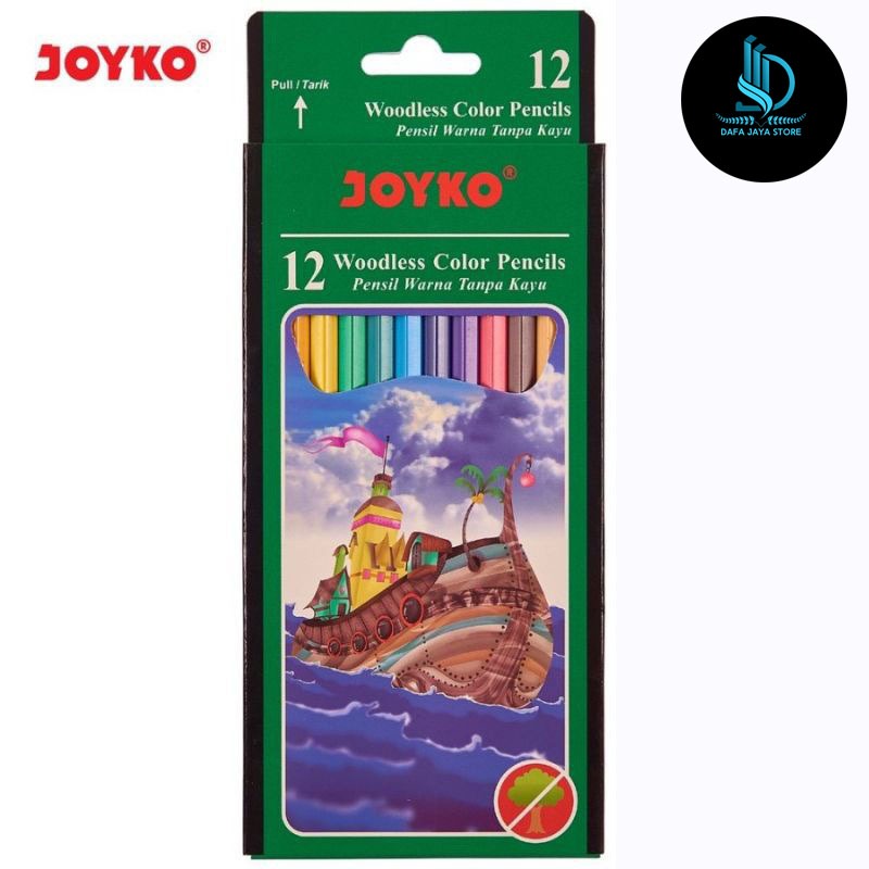 

Joyko Pensil Warna 12 Warna Panjang CP-103