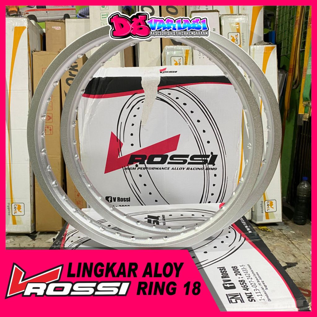 Velg Aloy Alloy Rossi Lingkar Ring 18 WM Series Ukuran 140 160 185 215 Untuk RX King KLX Vixion