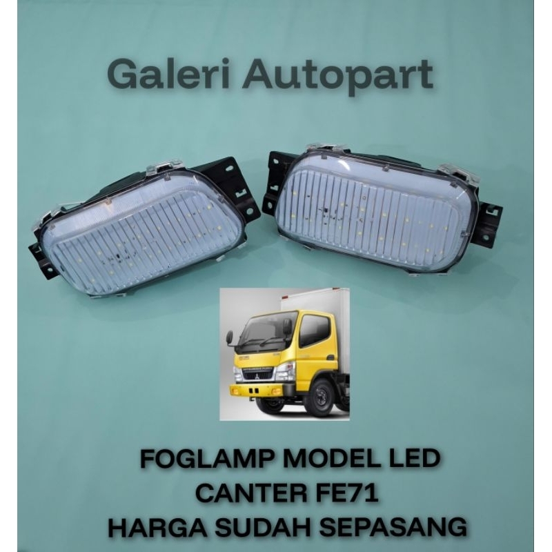 Lampu Kabut / Lampu Bemper / Fog Lamp Canter FE71 PS125 MODEL LED SET
