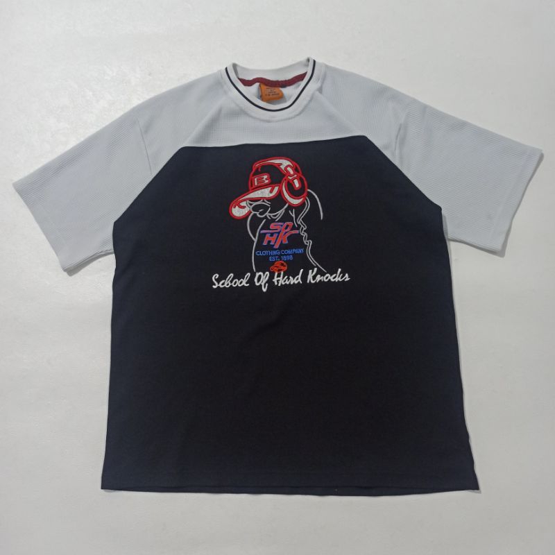 VINTAGE JERSEY SOHK SCHOOL OF HARD KNOCKS NOT JNCO EVISU DOGTOWN FUBU ECKO SOUTHPOLE