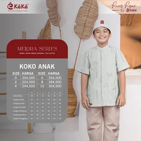 KOKO MELORA KEKE ANAK/ KOKO ANAK KEKE ORI / KOKO ANAK KEKE TERBARU / KOKO ANAK