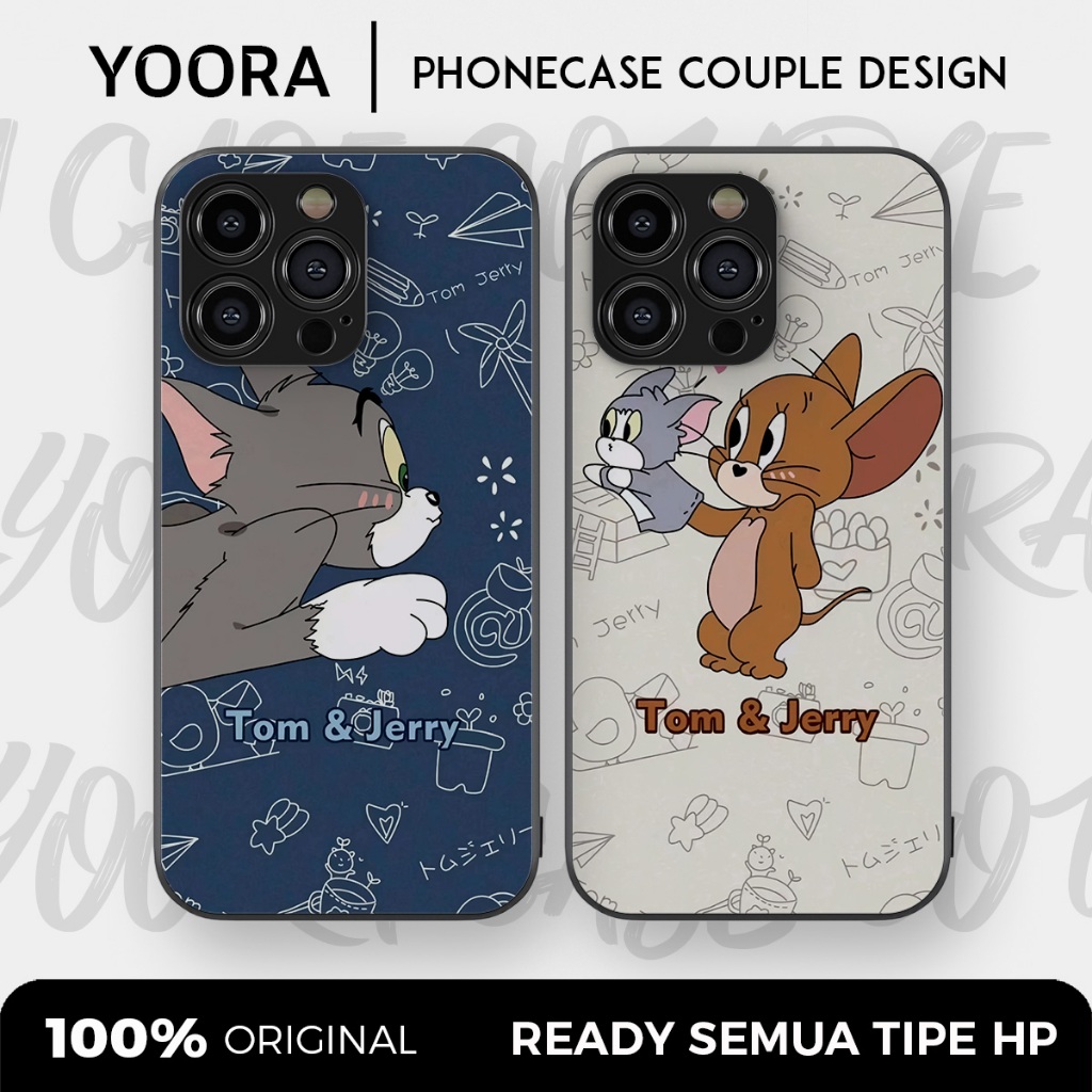 [TJ11] Custom Case Couple Tom and Jerry Premium Bisa Untuk Semua Tipe Hp