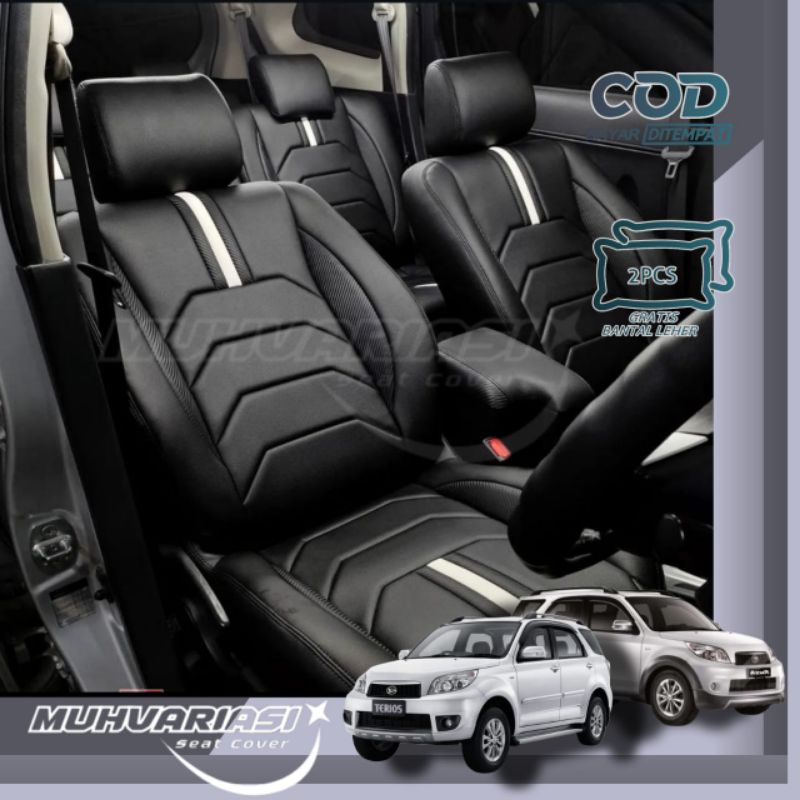 sarung jok mobil rush/terios 2010-2011 full seat 3 baris