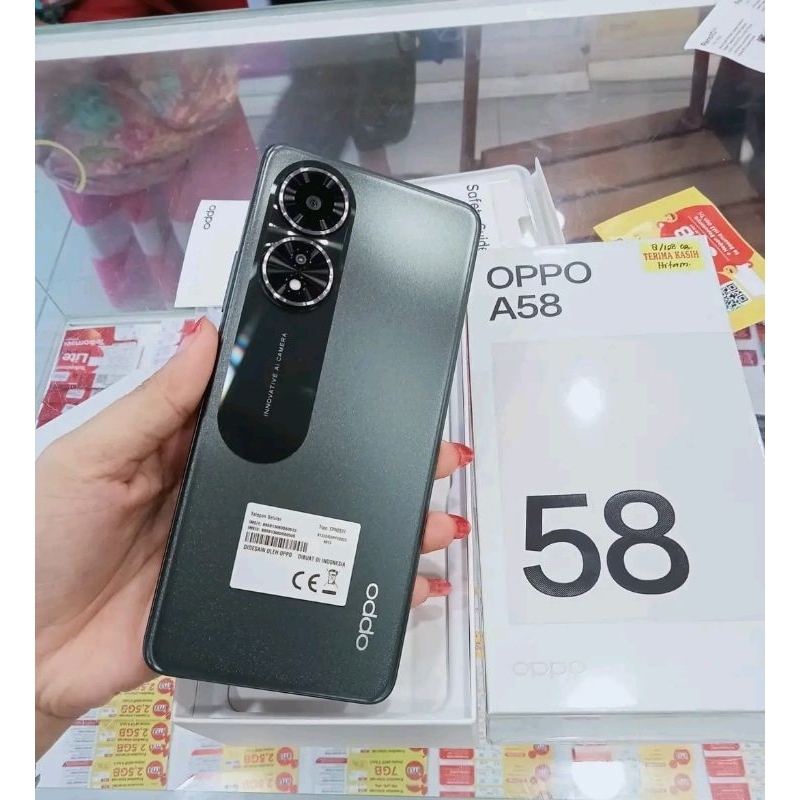 Oppo a58 ram6)128 hp casan mulus no minus
