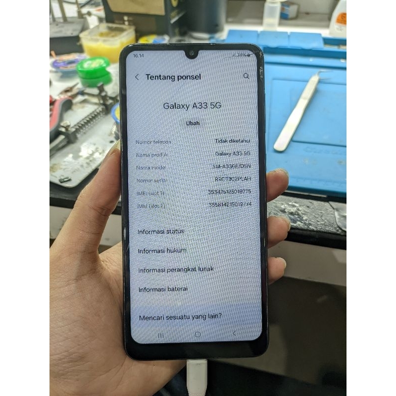 Mesin samsung a33 5g 6/128 normal