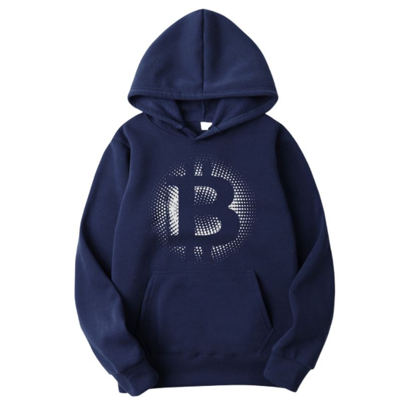 Hoodie Jumper Crypto Bitcoin Raster