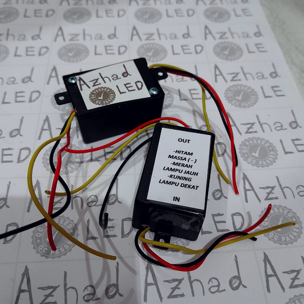 Modul Konverter Pengubah Arus AC ke DC Untuk Motor Pasang Lampu LED tanpa ubahan bahkan aki Supra Re