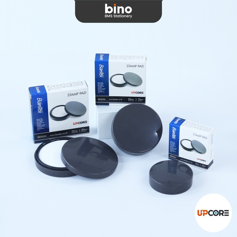 

[BMS Tangerang] Bantex Stamp Pad Bentuk Bulat / Bak Bantalan Stempel Tanpa Tinta BD255X