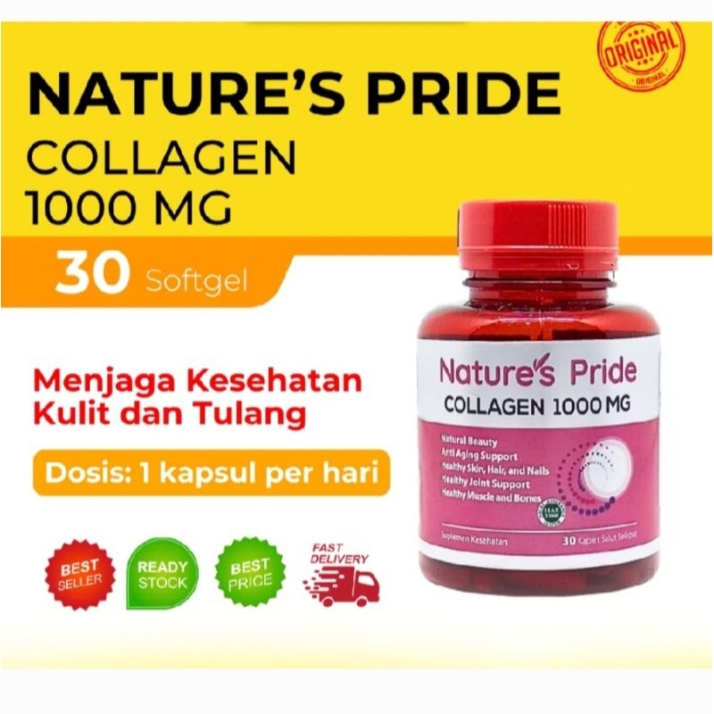 COLLAGEN 1000MG ISI 30 SOFTGEL NATURES PRIDE
