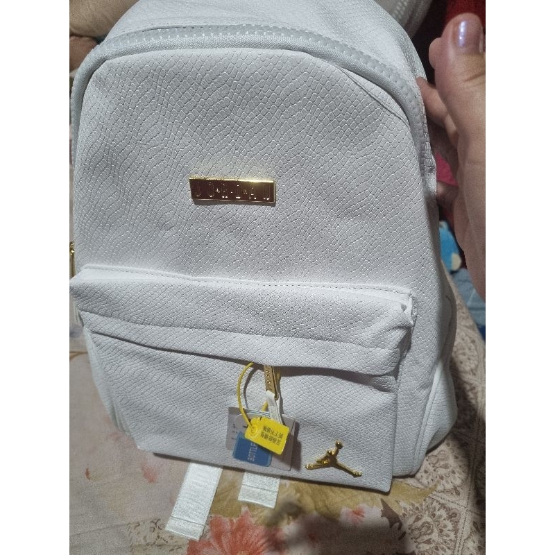 Tas Ransel Kulit Putih