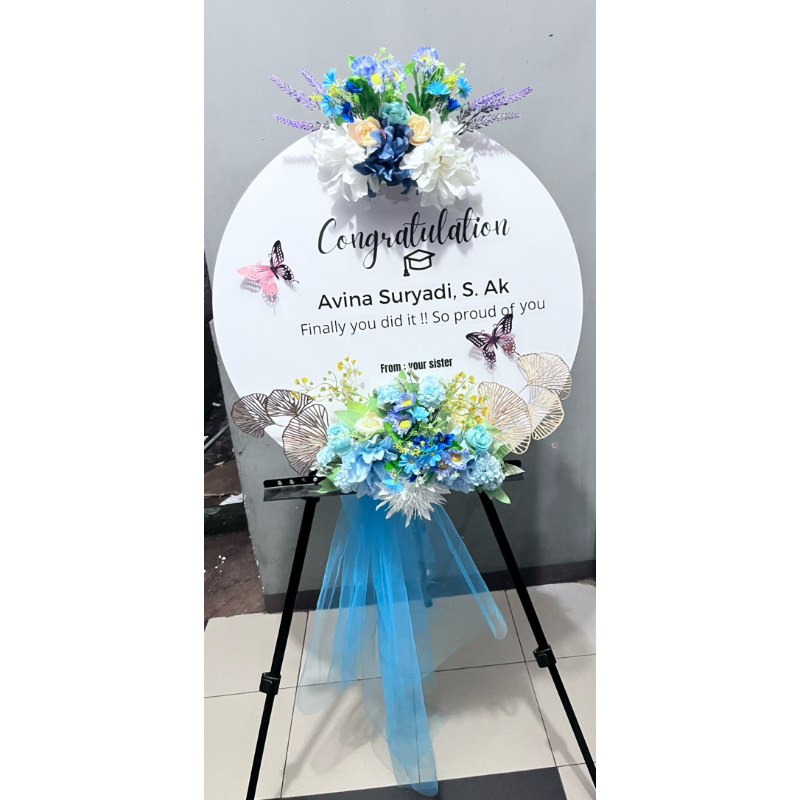 papan akrilik wisuda