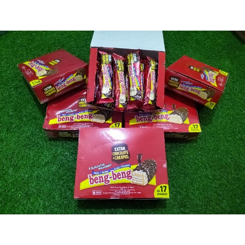 

Promo Wafer Beng Beng isi 17 PCS Wafer Snack Coklat Wafer Caramel 1 Box Promo Hemat Murah