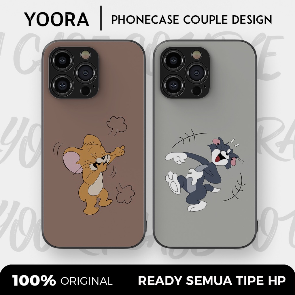 [TJ15] Custom Case Couple Tom and Jerry Premium Bisa Untuk Semua Tipe Hp