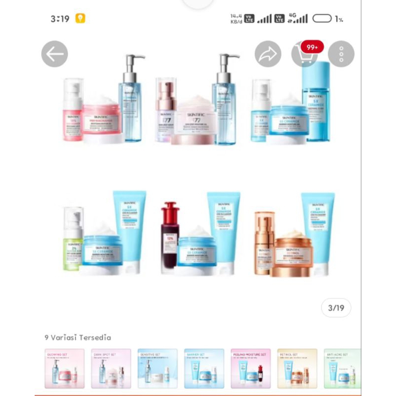 Serum + Day Cream + Night Cream Skintific