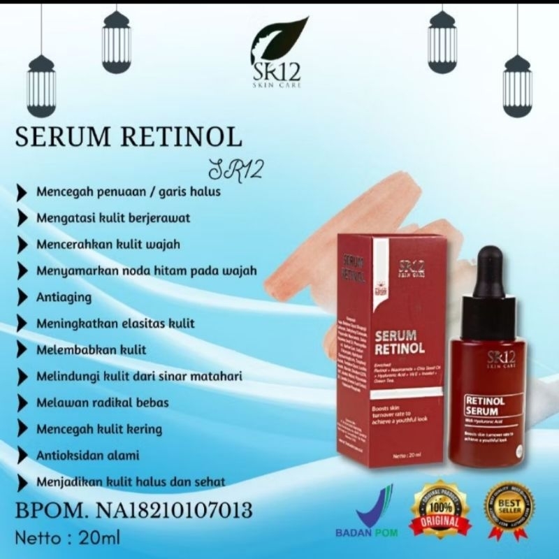 Serum Retinol SR12/Retinol Serum SR12|| serum anti aging