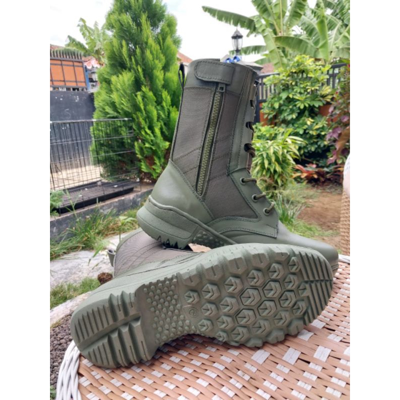 SEPATU PDL HIJAU JATAH BRIMOB POLRI