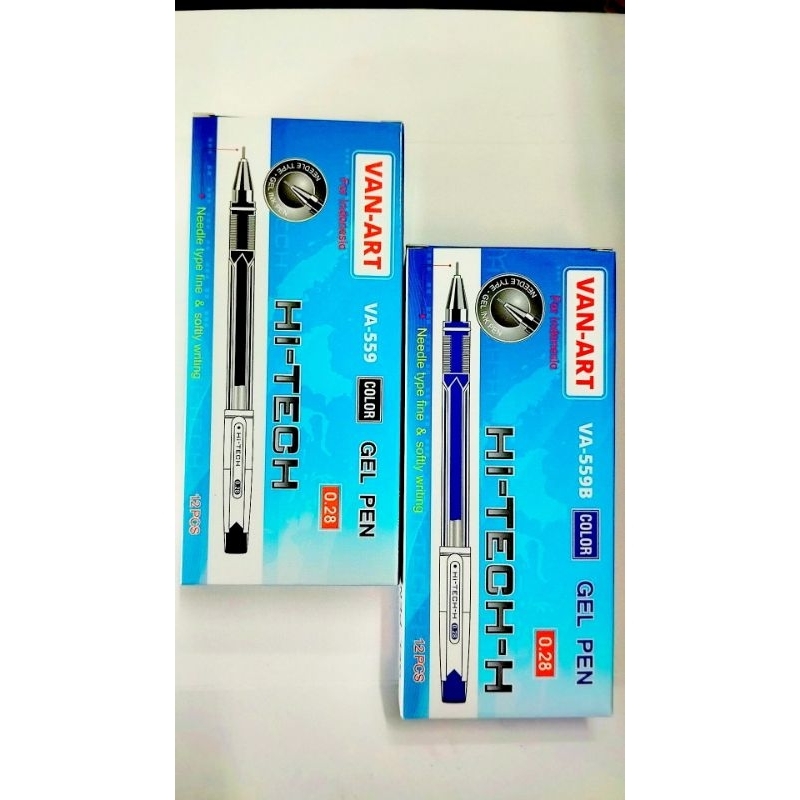 

pulpen, bolpoin hi-tech VAN-ART 12pcs 0,28mm