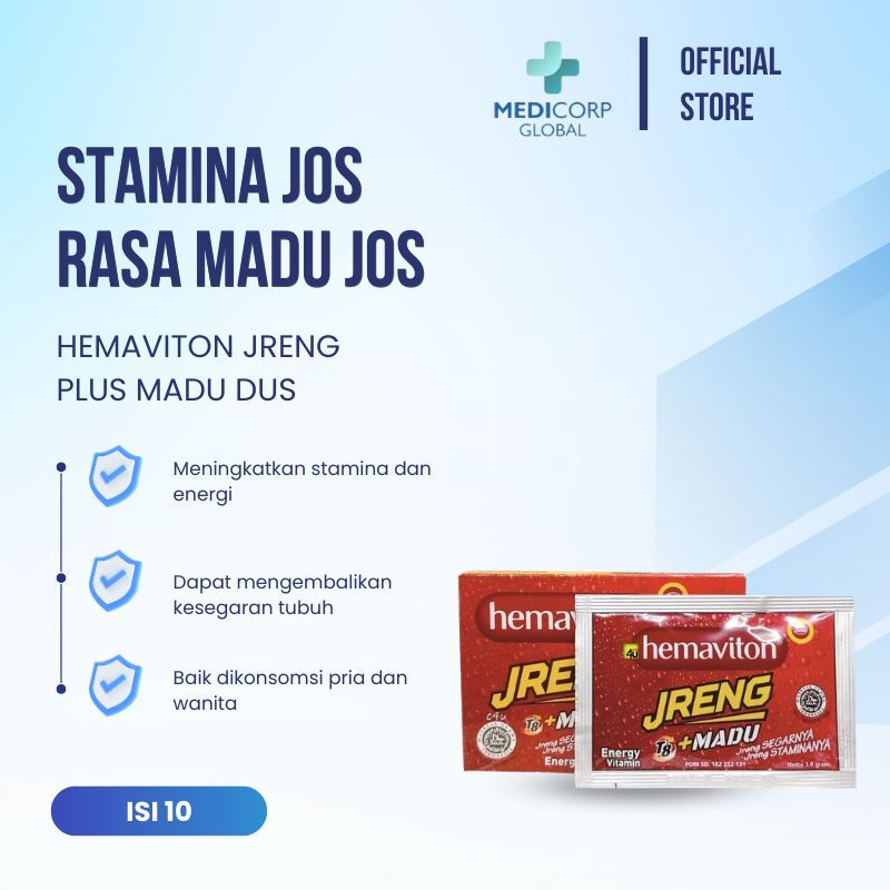 

[MEDICORP] Hemaviton jreng madu minuman energi menjaga kesehatan 1 box