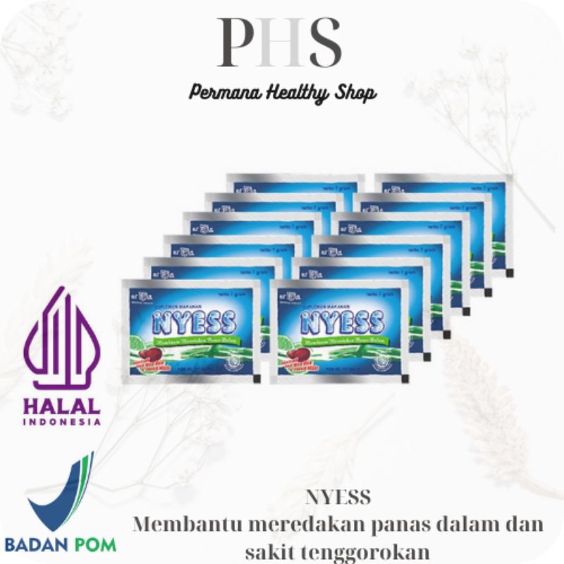 

NYESS ISI 12 SACHET / NYESS 1 RENCENG / MINUMAN PANAS DALAM dan SAKIT TENGGOROKAN / LUO HAN KUO