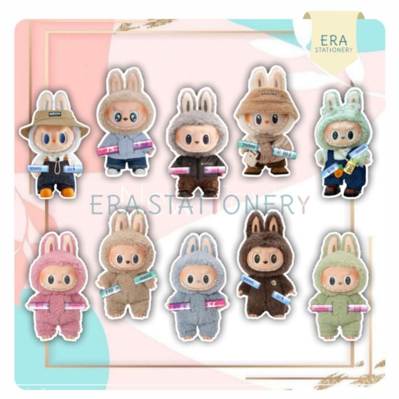 

(10pcs) Amplop lebaran karakter labubu 2025 angpao lebaran labubu 3D amplop THR labubu uang slip