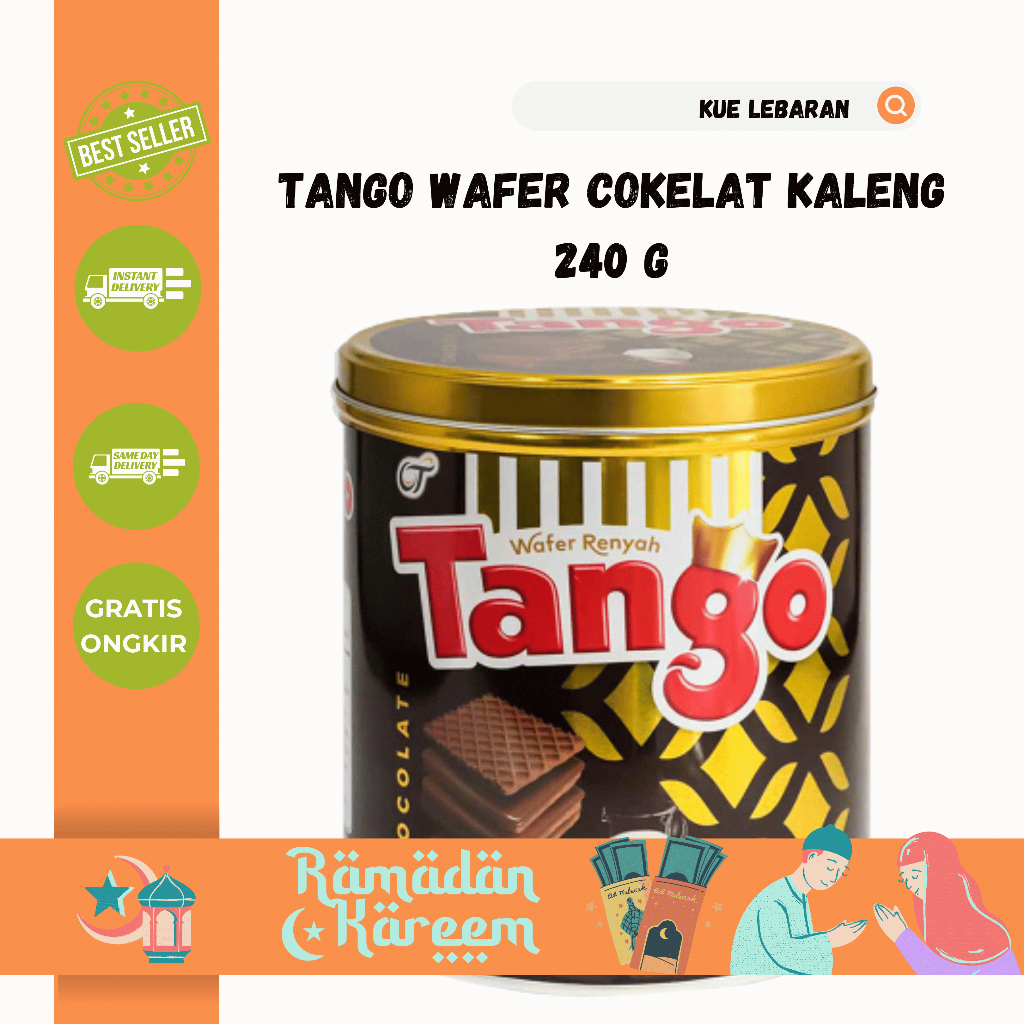 

Tango Wafer Cokelat Kaleng 240 g