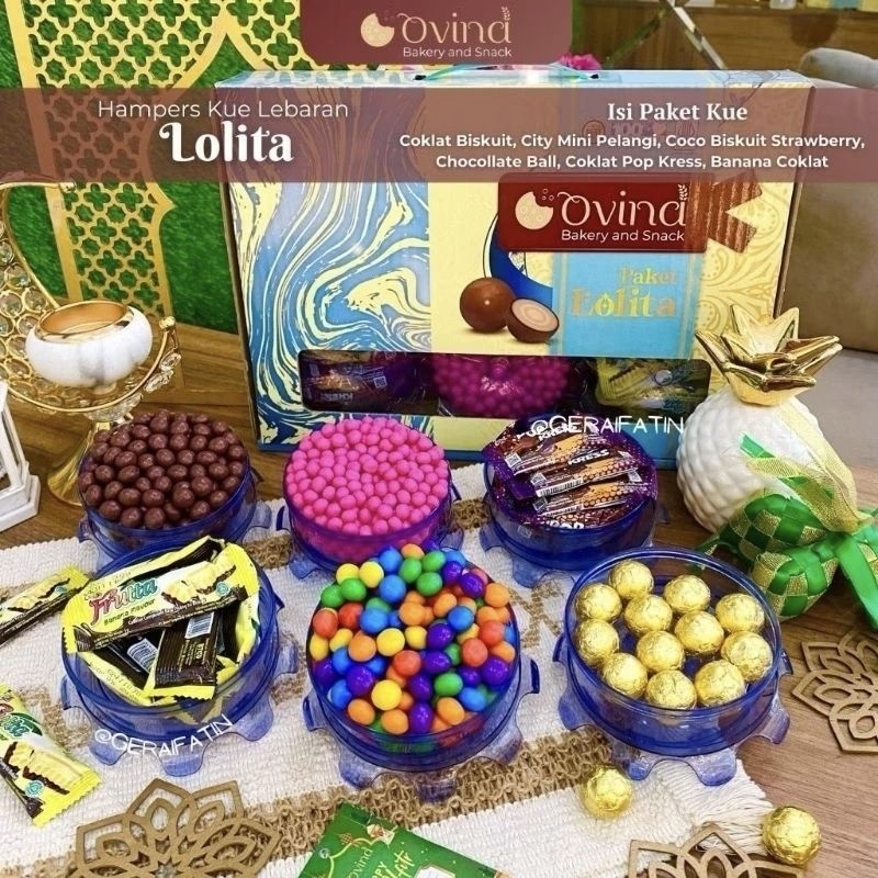 

Ovina Parcel Lebaran Kue Coklat 6 Toples