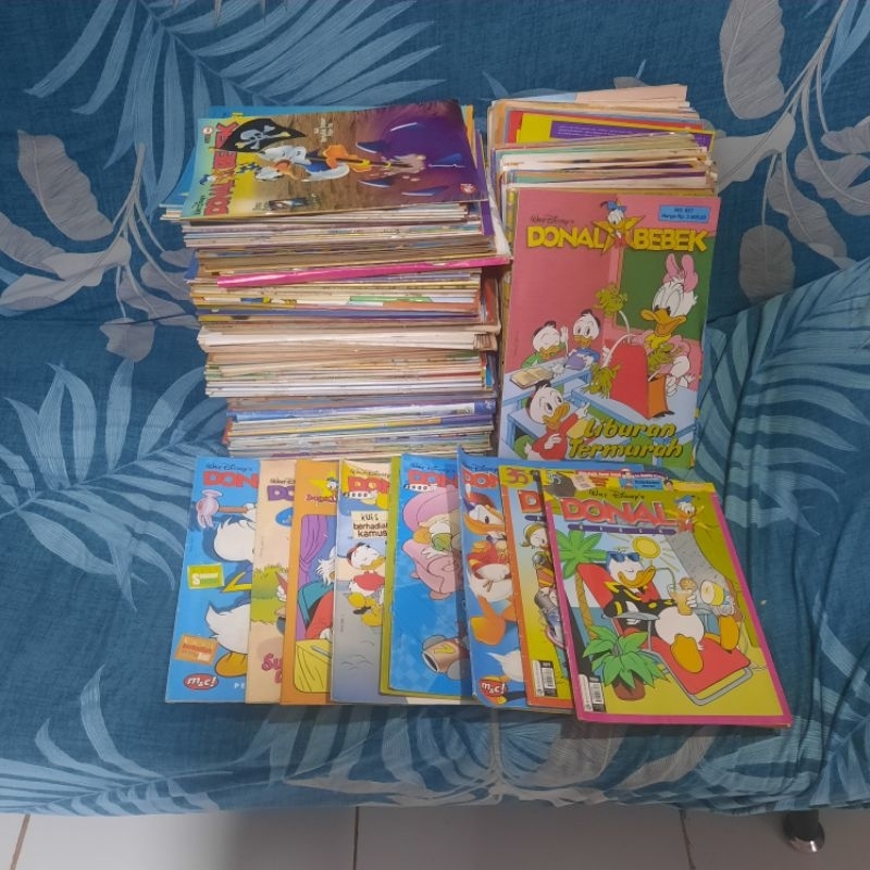 Paket 30 Bonus 1 Komik Donal Bebek Majalah Paman Gober Walt Dsiney
