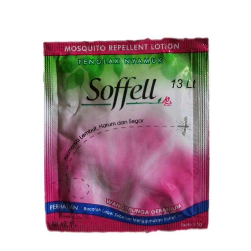 SOFFELL Anti Nyamuk Lotion 1 Renceng 12pcs